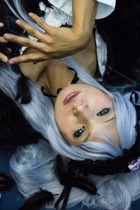 Rating: Safe Score: 0 Tags: 1girl eyelashes feathers fingernails hair_ornament lips long_hair looking_at_viewer ribbon solo suigintou white_hair User: admin