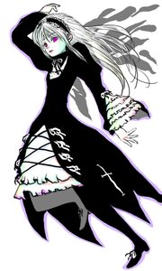 Rating: Safe Score: 0 Tags: 1girl black_dress dress frilled_sleeves frills full_body gothic_lolita hairband high_heels image lolita_fashion lolita_hairband long_hair long_sleeves looking_at_viewer pantyhose pink_eyes simple_background solo suigintou very_long_hair white_background wings User: admin