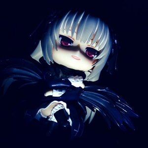 Rating: Safe Score: 0 Tags: 1girl blunt_bangs doll dress long_hair long_sleeves looking_at_viewer purple_eyes smile solo suigintou User: admin