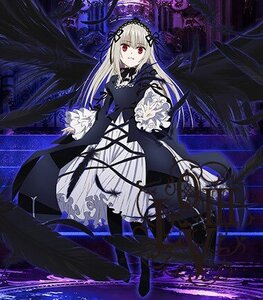 Rating: Safe Score: 0 Tags: 1girl black_dress dress flower forest frills gothic_lolita hairband image lolita_fashion lolita_hairband long_hair long_sleeves looking_at_viewer red_eyes rose smile solo suigintou tree very_long_hair wings User: admin