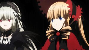 Rating: Safe Score: 0 Tags: 2girls blonde_hair blue_eyes bonnet bow dress drill_hair flower hairband image lolita_fashion long_hair multiple_girls open_mouth pair red_eyes red_flower rose shinku silver_hair suigintou twin_drills twintails User: admin