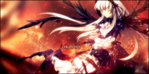 Rating: Safe Score: 0 Tags: 1girl black_dress black_ribbon black_wings copyright_name dress feathered_wings feathers flower frilled_sleeves frills hairband image juliet_sleeves letterboxed long_hair long_sleeves puffy_sleeves red_eyes ribbon rose silver_hair solo suigintou very_long_hair wings User: admin