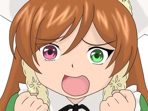Rating: Safe Score: 0 Tags: 1girl braid brown_hair clenched_hand close-up face fang green_eyes image long_hair looking_at_viewer open_mouth paw_pose portrait ribbon smile solo suiseiseki twin_braids User: admin