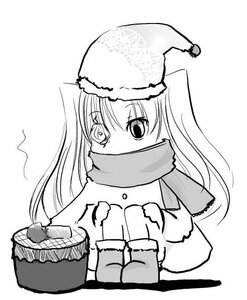 Rating: Safe Score: 0 Tags: 1girl coat eyebrows_visible_through_hair greyscale hat image kirakishou long_hair long_sleeves mittens monochrome scarf simple_background solo white_background winter_clothes User: admin