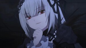 Rating: Safe Score: 3 Tags: 1girl bangs black_ribbon black_wings dress eyebrows_visible_through_hair frills hairband image long_hair long_sleeves looking_at_viewer red_eyes ribbon solo suigintou User: admin