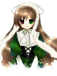 Rating: Safe Score: 0 Tags: 1girl auto_tagged bangs brown_hair dress frills green_dress green_eyes heterochromia image long_hair long_sleeves looking_at_viewer red_eyes simple_background smile solo suiseiseki very_long_hair white_background User: admin