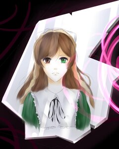 Rating: Safe Score: 0 Tags: 1girl brown_hair closed_mouth curtains dress frills green_dress green_eyes head_scarf heterochromia image long_hair long_sleeves looking_at_viewer red_eyes ribbon solo suiseiseki upper_body User: admin