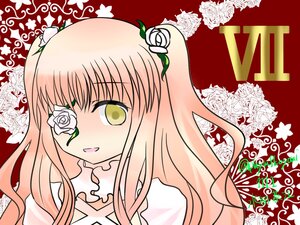 Rating: Safe Score: 0 Tags: 1girl :d blush eyepatch flower hair_flower hair_ornament image kirakishou long_hair open_mouth pink_hair rose smile solo thorns two_side_up white_flower white_rose User: admin