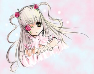 Rating: Safe Score: 0 Tags: 1girl bangs blush dress eyepatch flower hair_ornament image kirakishou long_hair looking_at_viewer pink_flower pink_rose red_flower red_rose rose solo thorns upper_body User: admin