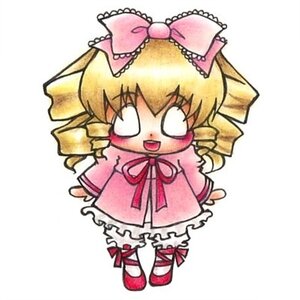 Rating: Safe Score: 0 Tags: 1girl :d blonde_hair bloomers bow chibi dress drill_hair frills full_body hair_bow hina_ichigo hinaichigo image long_sleeves open_mouth pink_bow pink_dress ribbon shoes short_hair simple_background smile solo standing white_background white_bloomers User: admin