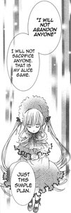 Rating: Safe Score: 0 Tags: 1girl closed_eyes dress english_text greyscale image long_hair long_sleeves monochrome shinku solo standing twintails very_long_hair User: admin