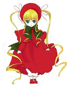 Rating: Safe Score: 0 Tags: 1girl blonde_hair bonnet bow bowtie dress full_body green_bow green_neckwear hat image long_hair long_sleeves looking_at_viewer red_dress shinku shoes simple_background solo standing twintails very_long_hair white_background white_legwear User: admin