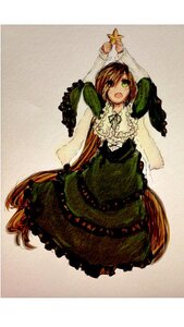 Rating: Safe Score: 0 Tags: 1girl auto_tagged brown_hair dress frills green_dress green_eyes image long_hair long_sleeves looking_at_viewer open_mouth solo souseiseki star_(symbol) suiseiseki very_long_hair User: admin