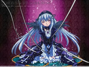 Rating: Safe Score: 0 Tags: 1girl detached_collar dress flower frilled_sleeves frills hairband holding holding_weapon image lolita_hairband long_hair long_sleeves looking_at_viewer pink_eyes solo suigintou sword very_long_hair weapon wings User: admin