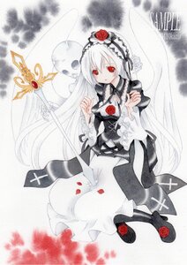 Rating: Safe Score: 0 Tags: 1girl boots cross dress flower frills full_body hairband image long_hair long_sleeves looking_at_viewer marker_(medium) red_eyes red_flower red_rose rose solo suigintou traditional_media very_long_hair white_hair wings User: admin