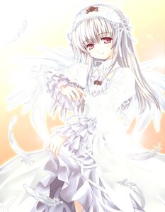 Rating: Safe Score: 0 Tags: 1girl angel angel_wings bird dress feathered_wings feathers frills image lolita_hairband long_hair long_sleeves looking_at_viewer red_eyes ribbon silver_hair smile solo suigintou very_long_hair white_dress white_feathers white_hair white_wings wings User: admin