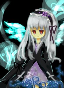 Rating: Safe Score: 0 Tags: 1girl bangs black_background black_dress dress flower frills hairband image long_hair long_sleeves looking_at_viewer red_eyes ribbon rose silver_hair solo suigintou wings User: admin