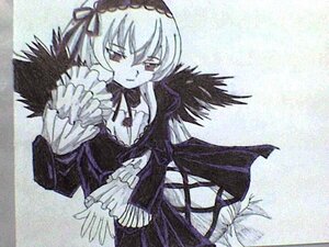 Rating: Safe Score: 0 Tags: 1girl black_wings detached_collar dress flower frilled_sleeves frills hairband image lolita_hairband long_hair long_sleeves looking_at_viewer pink_eyes ribbon rose solo suigintou wings User: admin