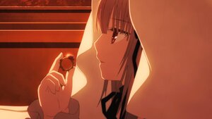 Rating: Safe Score: 0 Tags: 1girl bangs closed_mouth eyebrows_visible_through_hair food from_side fruit hair_ribbon holding holding_food holding_fruit image long_hair profile red_eyes ribbon solo suigintou User: admin