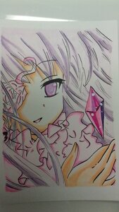 Rating: Safe Score: 0 Tags: 1girl close-up closed_eyes image kirakishou marker_(medium) purple_eyes solo traditional_media User: admin