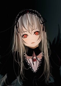 Rating: Safe Score: 0 Tags: 1girl auto_tagged bangs black_background black_dress black_ribbon choker closed_mouth dress flower hairband image lolita_fashion long_hair looking_at_viewer red_eyes red_flower ribbon rose simple_background solo suigintou upper_body User: admin