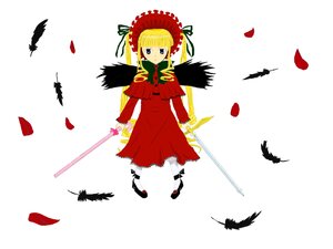 Rating: Safe Score: 0 Tags: 1girl angel_wings animal bird black_feathers black_wings blonde_hair blue_eyes bonnet crow dove dress feathered_wings feathers flying full_body image long_hair long_sleeves looking_at_viewer petals red_dress seagull shinku solo standing twin_drills twintails white_feathers white_legwear wings User: admin
