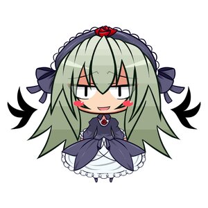 Rating: Safe Score: 0 Tags: 1girl :d bangs black_dress black_hairband black_wings blush chibi dress eyebrows_visible_through_hair flower frills full_body gothic_lolita green_hair hair_between_eyes hairband image juliet_sleeves lolita_fashion long_hair long_sleeves open_mouth puffy_sleeves red_flower red_rose rose smile solo standing striped suigintou vertical_stripes very_long_hair white_background User: admin