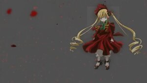 Rating: Safe Score: 0 Tags: 1girl blonde_hair bonnet bow bowtie dress drill_hair full_body image long_hair long_sleeves petals red_dress shinku shoes solo standing twintails very_long_hair User: admin