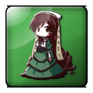 Rating: Safe Score: 0 Tags: 1girl brown_hair chibi dress drill_hair frills full_body green_dress green_eyes heterochromia image long_hair long_sleeves looking_at_viewer ribbon solo standing suiseiseki twin_drills very_long_hair User: admin