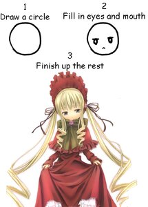 Rating: Safe Score: 0 Tags: 1girl blonde_hair blue_eyes blush bonnet bow bowtie drawing dress drill_hair hair_ribbon how_to how_to_draw_an_owl image long_hair long_sleeves looking_at_viewer mouth_hold parody rozen_maiden shinku solo twin_drills twintails very_long_hair User: admin
