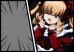 Rating: Safe Score: 0 Tags: 1girl ;o blonde_hair blue_eyes camera dress drill_hair flower image letterboxed long_sleeves one_eye_closed open_mouth red_dress rose shinku solo twin_drills twintails wince User: admin
