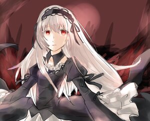 Rating: Safe Score: 0 Tags: 1girl bangs black_dress black_ribbon black_wings closed_mouth dress frilled_sleeves frills gothic_lolita hairband image lolita_fashion long_hair long_sleeves looking_at_viewer red_eyes ribbon solo suigintou upper_body very_long_hair wings User: admin