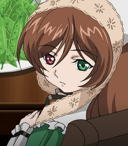 Rating: Safe Score: 0 Tags: 1girl bangs brown_hair closed_mouth dress frills green_dress green_eyes heterochromia image long_hair long_sleeves looking_at_viewer red_eyes solo suiseiseki upper_body User: admin