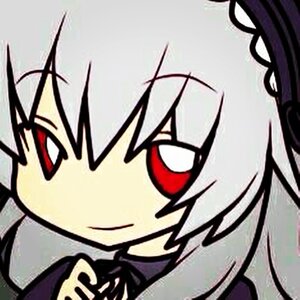 Rating: Safe Score: 0 Tags: 1girl close-up face image looking_at_viewer portrait red_eyes short_hair simple_background smile solo suigintou User: admin