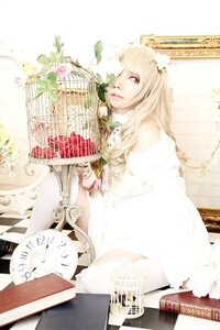 Rating: Safe Score: 0 Tags: 1girl birdcage blonde_hair cage flower kirakishou lips long_hair sitting solo User: admin