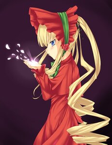 Rating: Safe Score: 0 Tags: 1girl blonde_hair blue_eyes bonnet bow buresu capelet dress drill_hair flower image long_hair long_sleeves open_mouth petals photoshop_(medium) profile red_capelet red_dress ribbon rose rozen_maiden shinku sidelocks simple_background solo twin_drills twintails very_long_hair User: admin