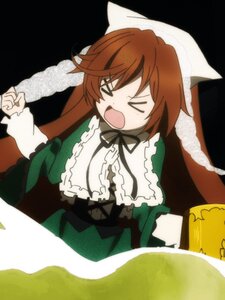 Rating: Safe Score: 0 Tags: 1 1girl >_< brown_hair closed_eyes dress green_dress head_scarf image long_hair long_sleeves open_mouth solo suiseiseki User: admin