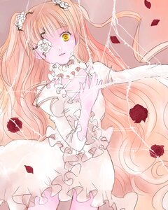 Rating: Safe Score: 0 Tags: 1girl dress eyepatch flower frills hair_flower hair_ornament image kirakishou long_hair petals pink_hair pink_rose red_flower red_rose rose rose_petals solo thorns two_side_up ultimate_madoka very_long_hair yellow_eyes User: admin