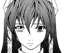 Rating: Safe Score: 0 Tags: 1girl close-up closed_mouth earrings expressionless frown greyscale hair_between_eyes image jewelry long_hair looking_at_viewer monochrome portrait simple_background solo suiseiseki white_background User: admin