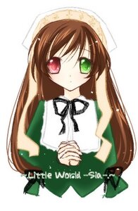 Rating: Safe Score: 0 Tags: 1girl auto_tagged black_ribbon brown_hair dress green_dress green_eyes heterochromia image long_hair long_sleeves looking_at_viewer red_eyes simple_background solo suiseiseki upper_body very_long_hair white_background User: admin