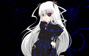 Rating: Safe Score: 0 Tags: 1girl barasuishou black_dress dress hair_ribbon image long_hair long_sleeves looking_at_viewer puffy_sleeves purple_eyes ribbon rose solo standing very_long_hair User: admin