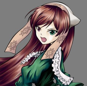 Rating: Safe Score: 0 Tags: 1girl body_writing brown_hair checkered checkered_background dress green_dress green_eyes head_scarf heterochromia image long_hair long_sleeves open_mouth solo suiseiseki tattoo User: admin