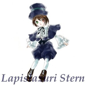 Rating: Safe Score: 0 Tags: 1girl brown_hair character_name dress frills full_body green_eyes hat heterochromia image long_sleeves looking_at_viewer pantyhose red_eyes ribbon short_hair solo souseiseki top_hat white_background white_legwear User: admin