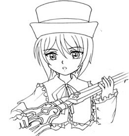 Rating: Safe Score: 0 Tags: 1girl eyebrows_visible_through_hair frills greyscale hat image long_sleeves looking_at_viewer monochrome short_hair simple_background solo souseiseki upper_body white_background User: admin