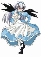 Rating: Safe Score: 0 Tags: 1girl black_wings blue_dress blush dress frills full_body image long_hair long_sleeves shoes solo suigintou white_legwear wings User: admin