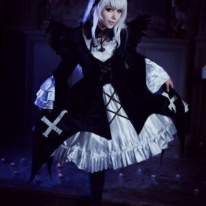 Rating: Safe Score: 0 Tags: 1girl dress lips necklace solo suigintou white_hair User: admin