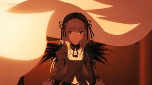 Rating: Safe Score: 0 Tags: 1girl bangs black_dress black_ribbon black_wings closed_mouth dress eyebrows_visible_through_hair feathered_wings frills hairband head_tilt image juliet_sleeves long_hair long_sleeves looking_at_viewer puffy_sleeves ribbon rose solo suigintou wings User: admin