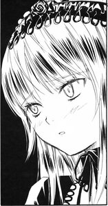 Rating: Safe Score: 0 Tags: 1girl auto_tagged bangs blush eyebrows_visible_through_hair face greyscale image long_hair looking_at_viewer monochrome solo suigintou User: admin