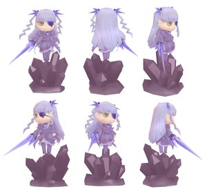 Rating: Safe Score: 0 Tags: 1girl armor barasuishou character_sheet chibi full_body hair_ribbon image long_hair ribbon solo standing very_long_hair white_background yellow_eyes User: admin