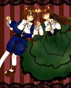 Rating: Safe Score: 0 Tags: 2girls blue_dress blush brown_hair dress frills green_eyes hair_over_one_eye holding_hands image long_hair long_sleeves multiple_girls pair pantyhose scissors short_hair siblings sisters souseiseki suiseiseki twins User: admin